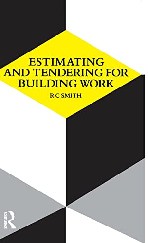 Beispielbild fr Estimating and Tendering for Building Work zum Verkauf von Blackwell's