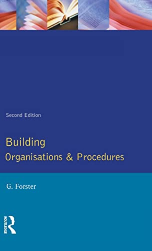 Beispielbild fr Building Organisation and Procedures zum Verkauf von Blackwell's