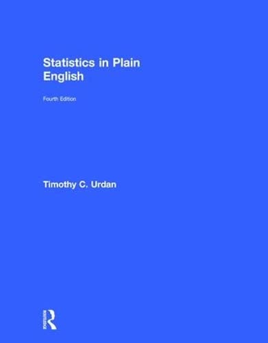Imagen de archivo de Statistics in Plain English a la venta por Your Online Bookstore