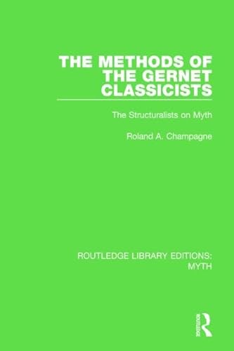 Stock image for The Methods of the Gernet Classicists for sale by Blackwell's