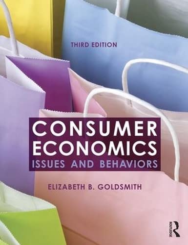 Beispielbild fr Consumer Economics: Issues and Behaviors zum Verkauf von SecondSale