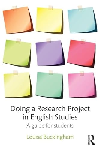 Imagen de archivo de Doing a Research Project in English Studies: A guide for students a la venta por Chiron Media