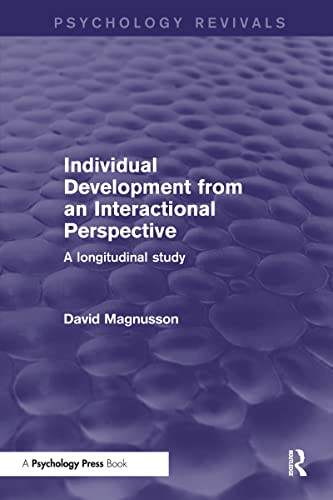 Stock image for Individual Development from an Interactional Perspective for sale by Mispah books