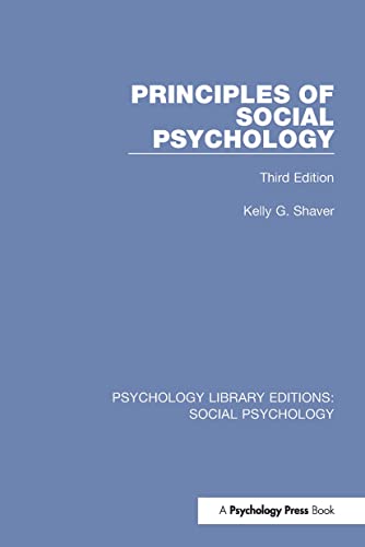 Beispielbild fr Principles of Social Psychology zum Verkauf von Blackwell's