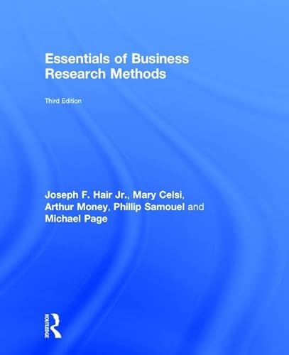 9781138859920: The Essentials of Business Research Methods