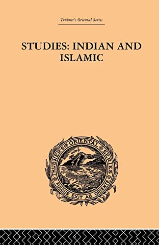 Beispielbild fr Studies: Indian and Islamic zum Verkauf von Lucky's Textbooks