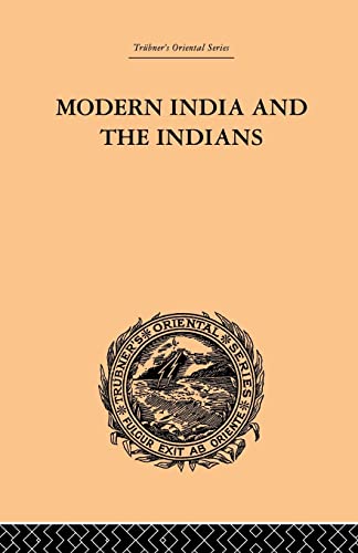 Beispielbild fr Modern India and the Indians zum Verkauf von Blackwell's