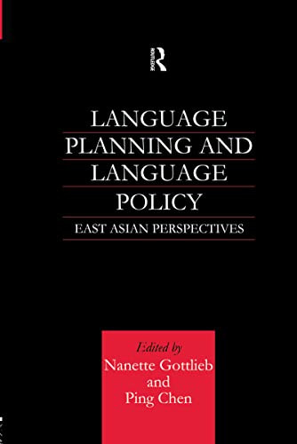 Imagen de archivo de Language Planning and Language Policy: East Asian Perspectives a la venta por Revaluation Books