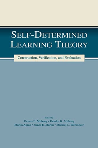 Stock image for Self-determined Learning Theory: Construction, Verification, and Evaluation for sale by Blackwell's