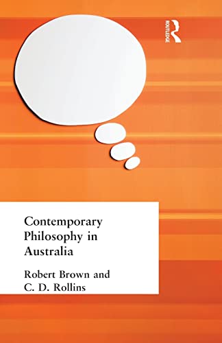 Imagen de archivo de Contemporary Philosophy in Australia a la venta por Chiron Media