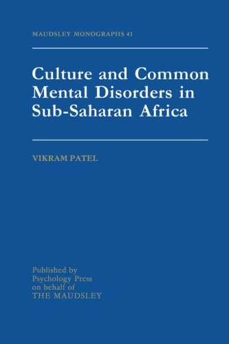 Stock image for Culture and Common Mental Disorders in Sub-Saharan Africa for sale by Blackwell's