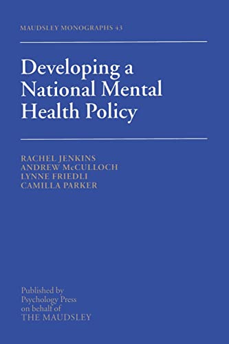 Imagen de archivo de Developing a National Mental Health Policy a la venta por Chiron Media