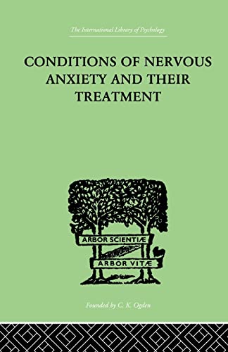 Imagen de archivo de Conditions Of Nervous Anxiety And Their Treatment a la venta por Chiron Media