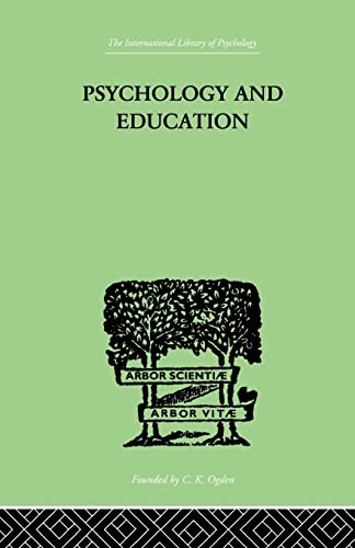 Beispielbild fr Psychology And Education zum Verkauf von Blackwell's