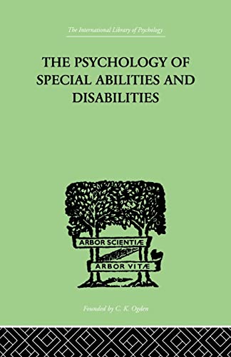 Stock image for The Psychology Of Special Abilities And Disabilities for sale by Chiron Media