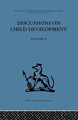 Beispielbild fr Discussions on Child Development: Volume two zum Verkauf von Blackwell's