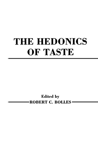 Imagen de archivo de Hedonics of Taste a la venta por Lucky's Textbooks