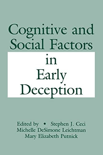 Beispielbild fr Cognitive and Social Factors in Early Deception zum Verkauf von Chiron Media