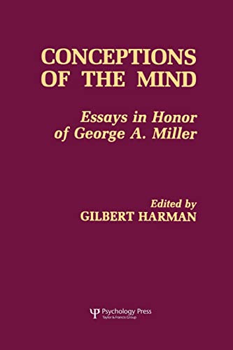 Beispielbild fr Conceptions of the Human Mind: Essays in Honor of George A. Miller zum Verkauf von Blackwell's