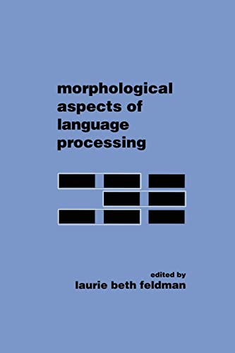 Beispielbild fr Morphological Aspects of Language Processing zum Verkauf von Blackwell's