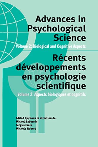Imagen de archivo de Advances in Psychological Science, Volume 2: Biological and Cognitive Aspects a la venta por Chiron Media