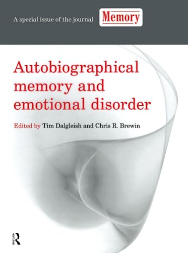 Stock image for Autobiographical Memory and Emotional Disorder for sale by Blackwell's