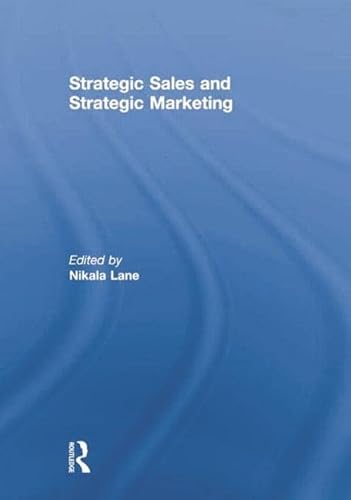 Imagen de archivo de Strategic Sales and Strategic Marketing a la venta por Blackwell's