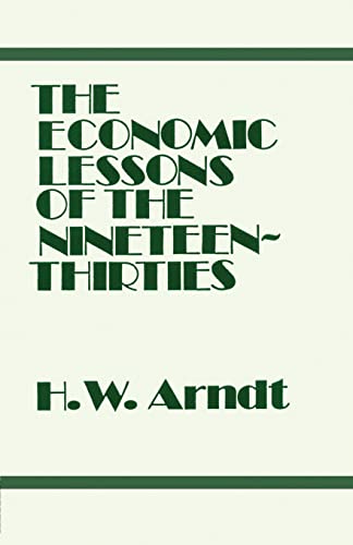 Stock image for Economic Lessons of the 1930s for sale by Chiron Media