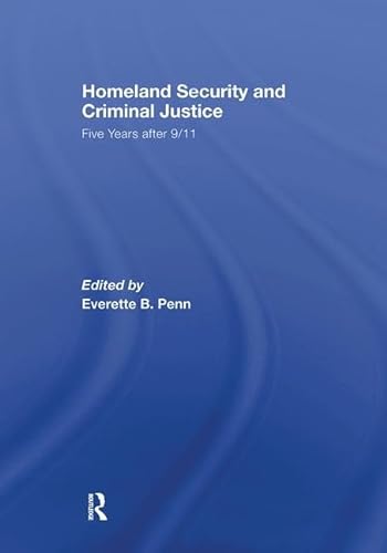 Stock image for Homeland Security and Criminal Justice for sale by Blackwell's