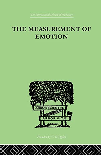 Beispielbild fr The Measurement of Emotion zum Verkauf von Blackwell's