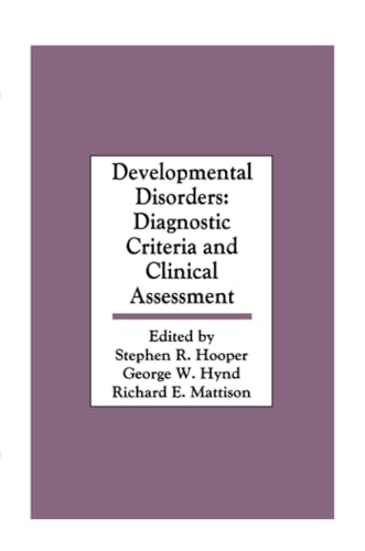 Imagen de archivo de Developmental Disorders a la venta por Chiron Media