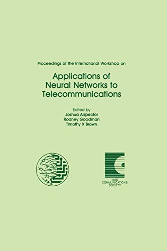 Beispielbild fr Proceedings of the International Workshop on Applications of Neural Networks to Telecommunications zum Verkauf von Blackwell's