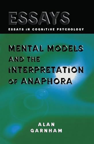 Imagen de archivo de Mental Models and the Interpretation of Anaphora a la venta por Blackwell's