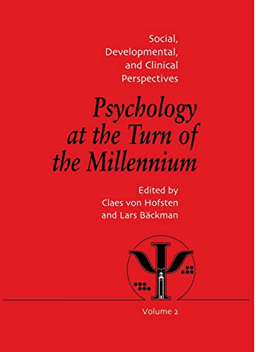 Imagen de archivo de Psychology at the Turn of the Millennium, Volume 2: Social, Developmental and Clinical Perspectives a la venta por Chiron Media