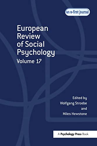 Beispielbild fr European Review of Social Psychology: Volume 17 zum Verkauf von Blackwell's