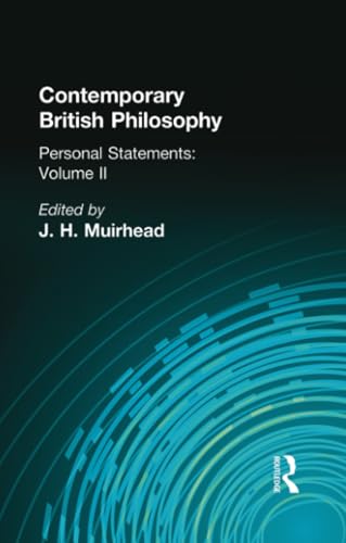 Beispielbild fr Contemporary British Philosophy zum Verkauf von Blackwell's