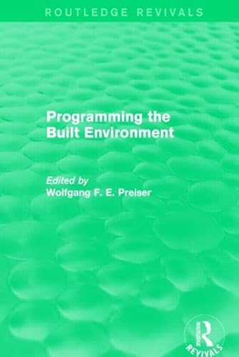 Imagen de archivo de Programming the Built Environment a la venta por Blackwell's