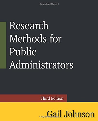 9781138887022: Research Methods for Public Administrators: Third Edition