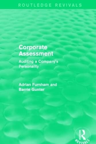 Stock image for Corporate Assessment for sale by Blackwell's