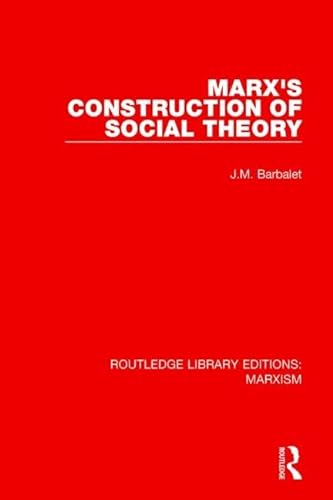 Stock image for Marx's Construction of Social Theory for sale by Blackwell's
