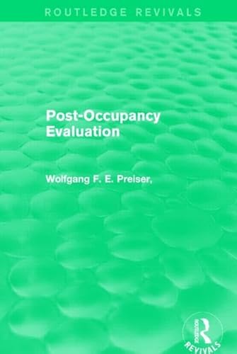 Beispielbild fr Post-Occupancy Evaluation zum Verkauf von Blackwell's