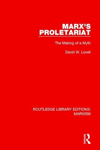 Stock image for Marx's Proletariat for sale by Blackwell's