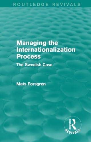 Stock image for Managing the Internationalization Process for sale by Blackwell's