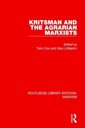 Beispielbild fr Kritsman and the Agrarian Marxists zum Verkauf von Blackwell's