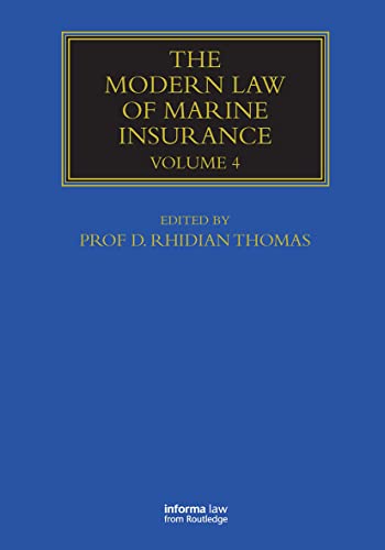 Imagen de archivo de The Modern Law Of Marine Insurance Vol.4 a la venta por Basi6 International