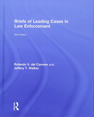 Stock image for Briefs of Leading Cases in Law Enforcement for sale by dsmbooks