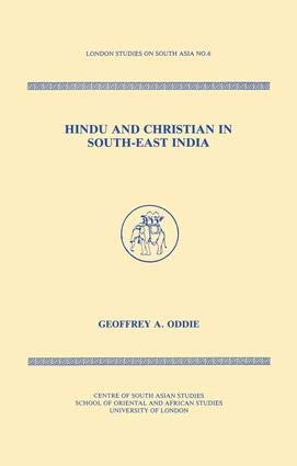 Imagen de archivo de Hindu and Christian in South-East Indian a la venta por Kanic Books