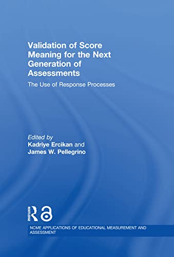 Beispielbild fr Validation of Score Meaning in the Next Generation of Assessments zum Verkauf von Blackwell's