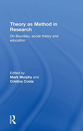 Imagen de archivo de Theory as Method in Research: On Bourdieu, social theory and education a la venta por Chiron Media