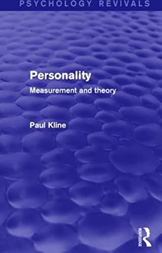 9781138905108: Personality: Measurement and Theory (Psychology Revivals)